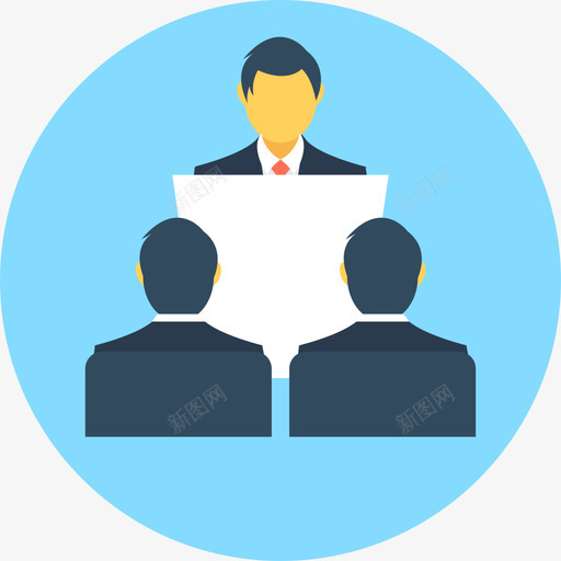 会议项目管理2通知图标svg_新图网 https://ixintu.com 会议 通知 项目管理2