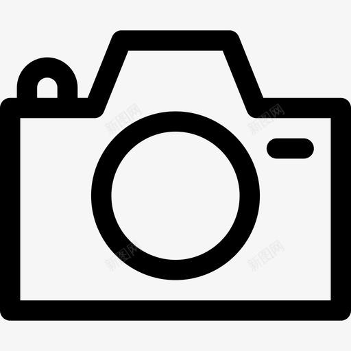 摄像头在线购物26线性图标svg_新图网 https://ixintu.com 在线购物26 摄像头 线性