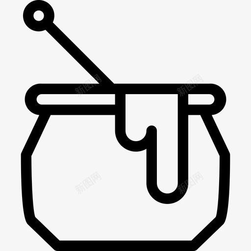 亲爱的蜜罐图标svg_新图网 https://ixintu.com 亲爱的 蜜罐
