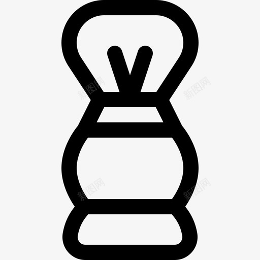 剃须刷卫生7线性图标svg_新图网 https://ixintu.com 剃须刷 卫生7 线性