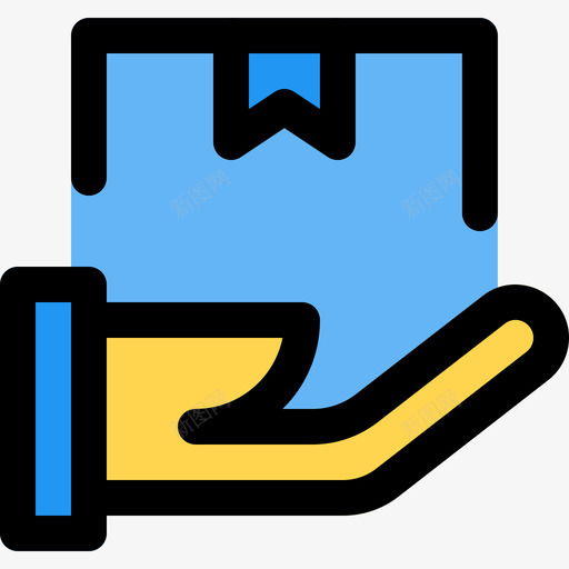 购物箱79号线性颜色图标svg_新图网 https://ixintu.com 79号 线性颜色 购物箱