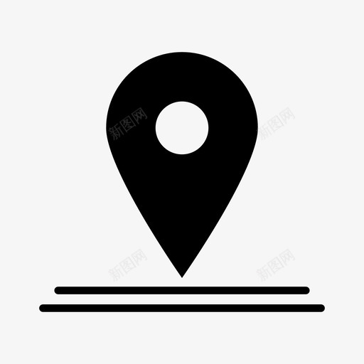 位置区域地点图标svg_新图网 https://ixintu.com 位置 区域 地点 物流配送标志