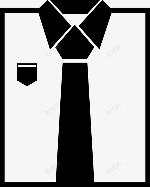 领带配饰商人图标svg_新图网 https://ixintu.com 商人 时尚 男 配饰 领带