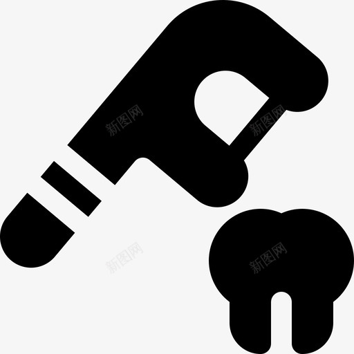 牙线医疗器械6填充图标svg_新图网 https://ixintu.com 医疗器械6 填充 牙线