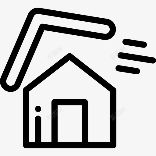 龙卷风自然灾害7线性图标svg_新图网 https://ixintu.com 线性 自然灾害7 龙卷风