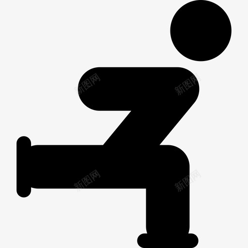 滑冰冬季运动7填充图标svg_新图网 https://ixintu.com 冬季运动7 填充 滑冰