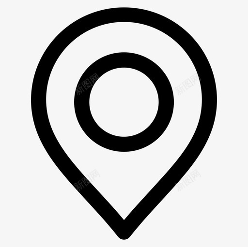 兴趣点地图标记svg_新图网 https://ixintu.com 兴趣点 地图 小径 标记 生态图标 自然