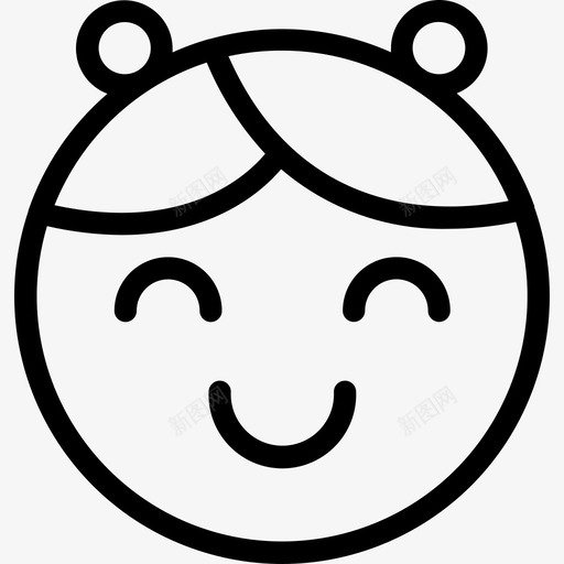 女孩农历新年16岁直系图标svg_新图网 https://ixintu.com 农历新年16岁 女孩 直系