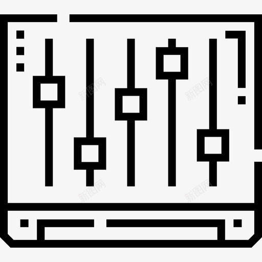 级别通信和媒体13线性图标svg_新图网 https://ixintu.com 级别 线性 通信和媒体13