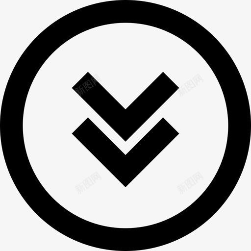 圆形V形底V形箭头V形底图标svg_新图网 https://ixintu.com V形底 V形箭头 圆V形 圆形V形底 极简用户界面