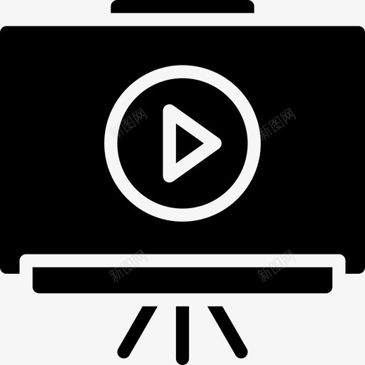 演示电子学习7填充图标svg_新图网 https://ixintu.com 填充 演示 电子学习7