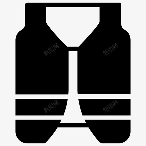 防护服建筑背心施工人员制服图标svg_新图网 https://ixintu.com 安全背心 工作服背心 建筑背心 施工人员制服 野火消防标志 防护服