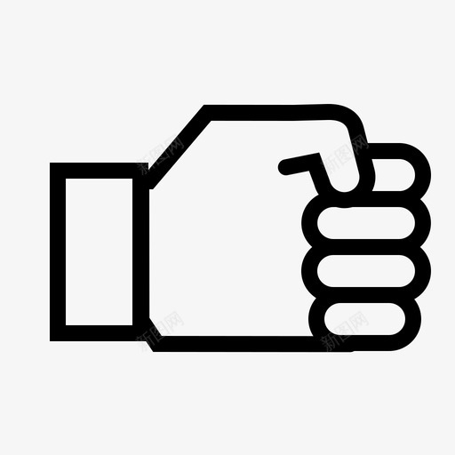 拳手劲图标svg_新图网 https://ixintu.com 劲 手 拳