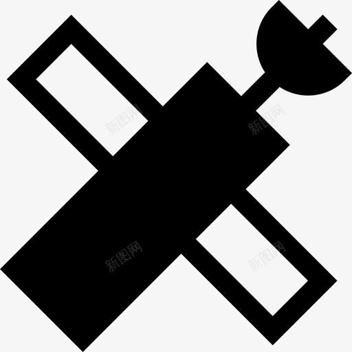 卫星通信和媒体11已填充图标svg_新图网 https://ixintu.com 卫星 已填充 通信和媒体11