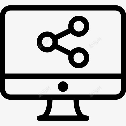 共享网络共享3线性图标svg_新图网 https://ixintu.com 共享 线性 网络共享3