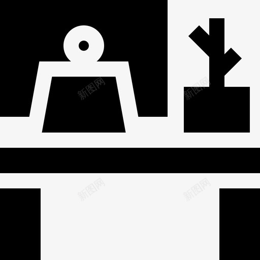 工作台工作区5已填充图标svg_新图网 https://ixintu.com 工作区5 工作台 已填充