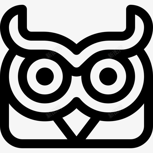 猫头鹰大学4直系图标svg_新图网 https://ixintu.com 大学4 猫头鹰 直系