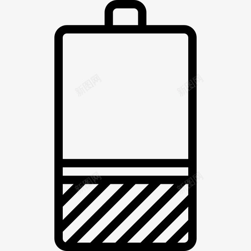 电池必需品2线性图标svg_新图网 https://ixintu.com 必需品2 电池 线性