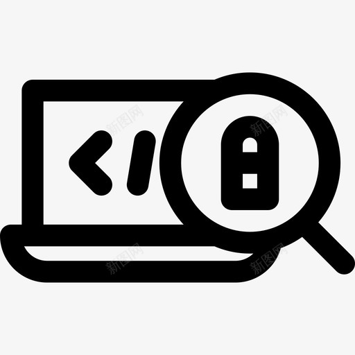 编程开发14线性图标svg_新图网 https://ixintu.com 开发14 线性 编程