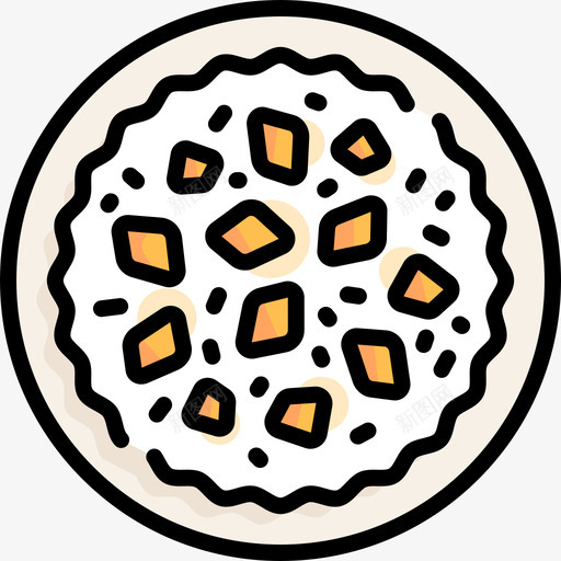 纯素食品纯素菜品2线性颜色图标svg_新图网 https://ixintu.com 纯素菜品2 纯素食品 线性颜色