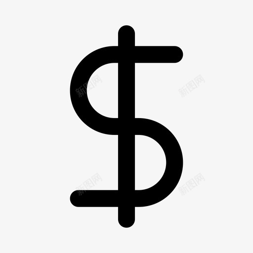美元商业现金图标svg_新图网 https://ixintu.com 商业 现金 社交信息用户界面 美元 货币 金融