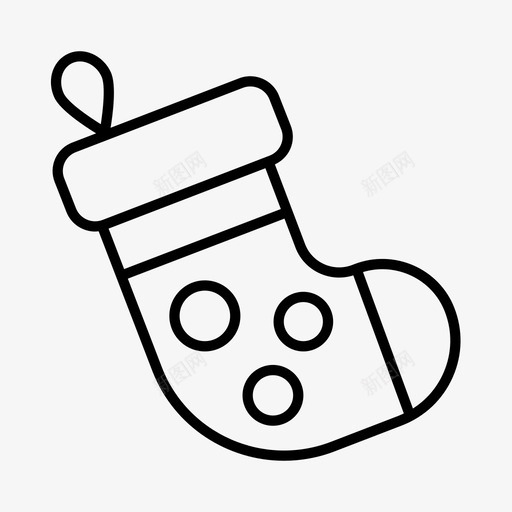 采购产品长袜圣诞节圣诞装饰品图标svg_新图网 https://ixintu.com 圣诞快乐 圣诞节 圣诞装饰品 装饰品 采购产品长袜
