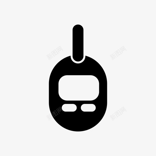 血糖仪糖尿病测量图标svg_新图网 https://ixintu.com 测量 糖尿病 血糖仪 血糖监测仪