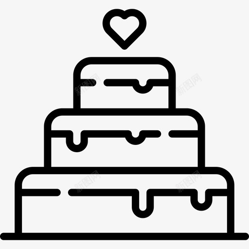 婚礼蛋糕婚礼81直系图标svg_新图网 https://ixintu.com 婚礼81 婚礼蛋糕 直系