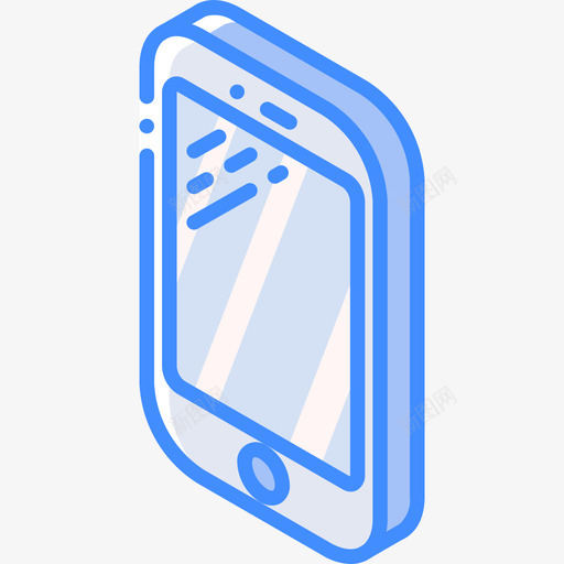 智能手机techiso蓝色图标svg_新图网 https://ixintu.com techiso 智能手机 蓝色