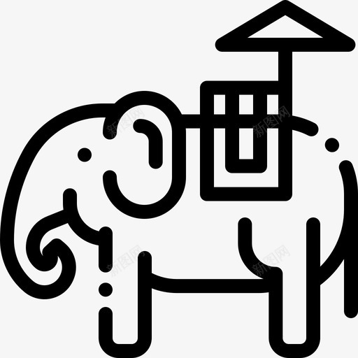 大象泰国9直系图标svg_新图网 https://ixintu.com 大象 泰国9 直系