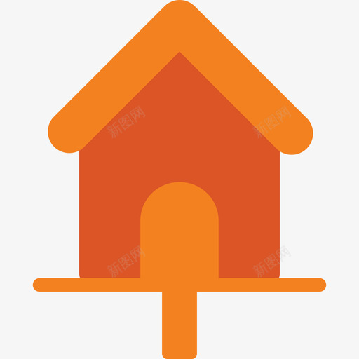 鸟舍春天36号平房图标svg_新图网 https://ixintu.com 平房 春天36号 鸟舍