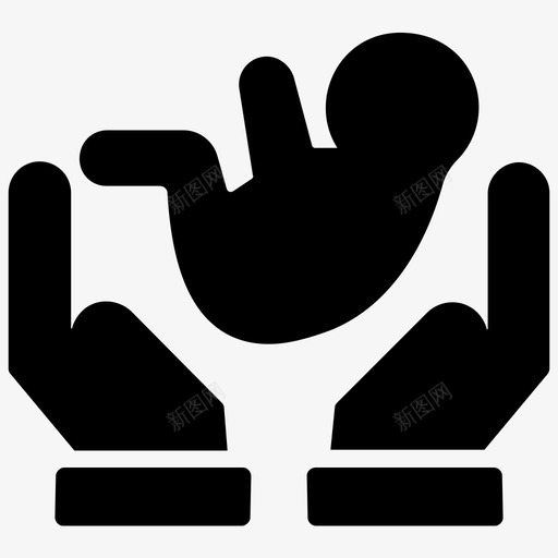 新生儿婴儿出生图标svg_新图网 https://ixintu.com 出生 妇科字形图标 婴儿 孩子 新生儿