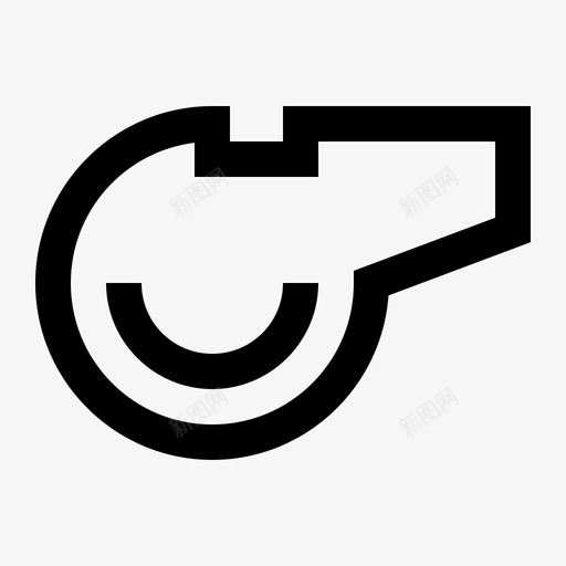 哨声警报教练图标svg_新图网 https://ixintu.com 冰箱 哨声 教练 警报 运动 运动大纲