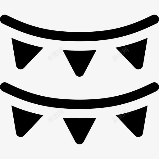 花环夏季派对16充满图标svg_新图网 https://ixintu.com 充满 夏季派对16 花环
