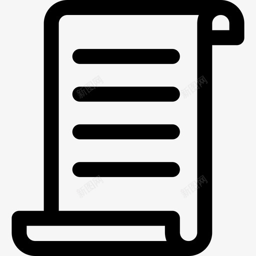 纸莎草中世纪16直纹图标svg_新图网 https://ixintu.com 中世纪16 直纹 纸莎草