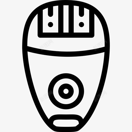 脱毛器卫生9线性图标svg_新图网 https://ixintu.com 卫生9 线性 脱毛器