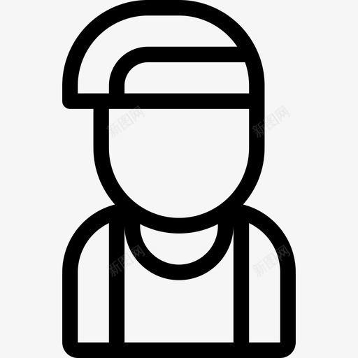 画家职业直系图标svg_新图网 https://ixintu.com 画家 直系 职业