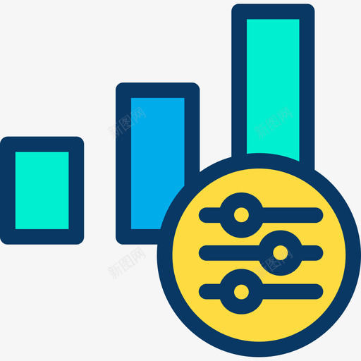 条形图分析3线性颜色图标svg_新图网 https://ixintu.com 分析3 条形图 线性颜色