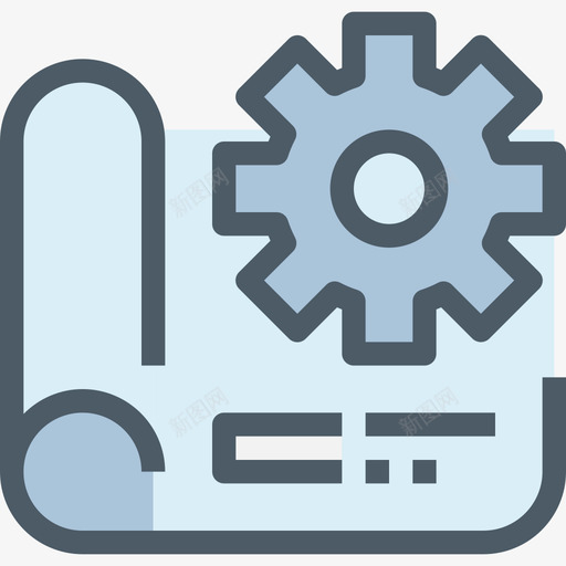 齿轮工业5线性颜色图标svg_新图网 https://ixintu.com 工业5 线性颜色 齿轮
