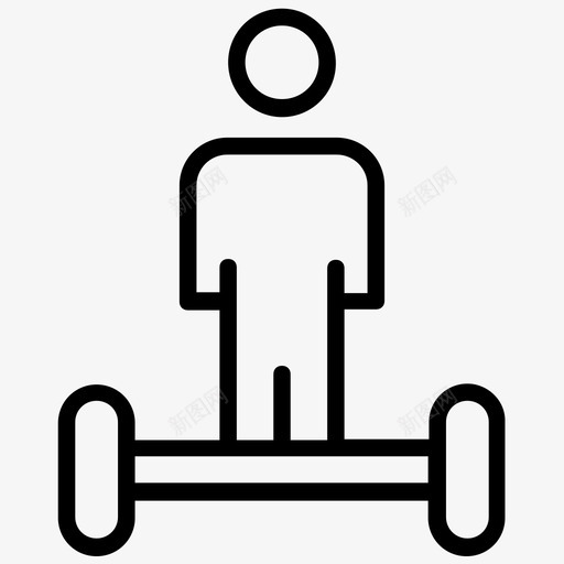 举重健美健美操图标svg_新图网 https://ixintu.com 举重 健美 健美操 奥运会 未来技术路线图标