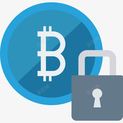 比特币比特币区块链加密货币扁平图标svg_新图网 https://ixintu.com 扁平 比特币 比特币区块链加密货币