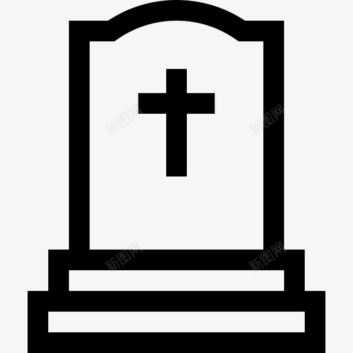 墓碑自然灾害5直系图标svg_新图网 https://ixintu.com 墓碑 直系 自然灾害5
