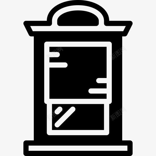 窗户家具和家居7实心图标svg_新图网 https://ixintu.com 实心 家具和家居7 窗户
