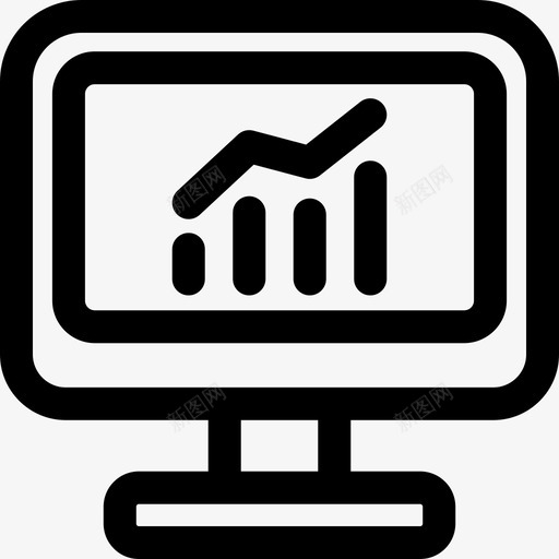 计算机企业管理17线性图标svg_新图网 https://ixintu.com 企业管理17 线性 计算机