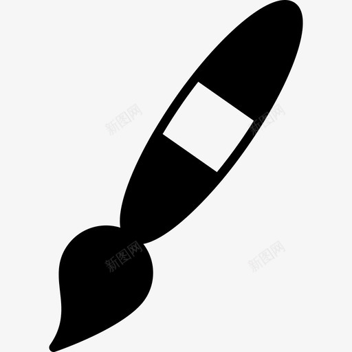 刷子玩具4填充图标svg_新图网 https://ixintu.com 刷子 填充 玩具4
