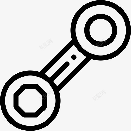 扳手工具箱8线性图标svg_新图网 https://ixintu.com 工具箱8 扳手 线性