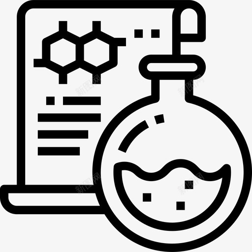 研究科学49线性图标svg_新图网 https://ixintu.com 研究 科学49 线性