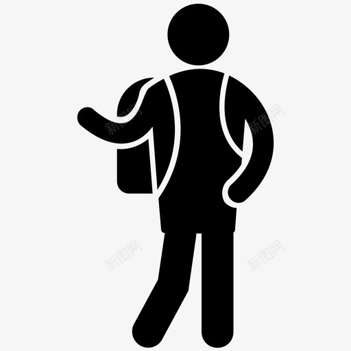 快乐的学生学龄前的学生愉快的学生图标svg_新图网 https://ixintu.com 学龄前的学生 快乐的学生 愉快的学生 返校字形图标
