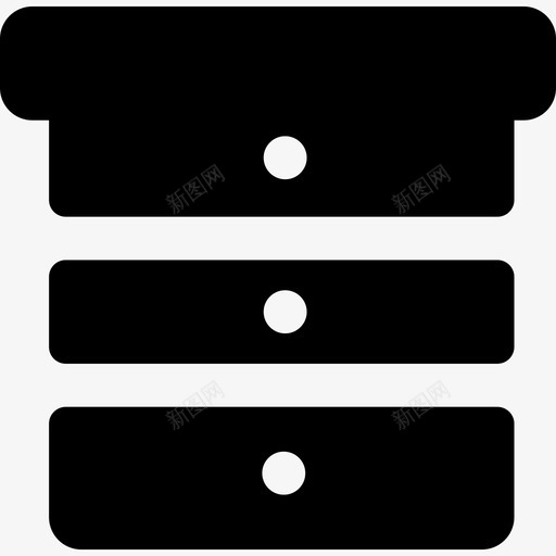 抽屉结构33填充图标svg_新图网 https://ixintu.com 填充 抽屉 结构33