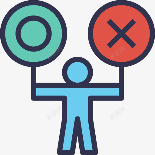决策企业管理9线条色彩图标svg_新图网 https://ixintu.com 企业管理9 决策 线条色彩